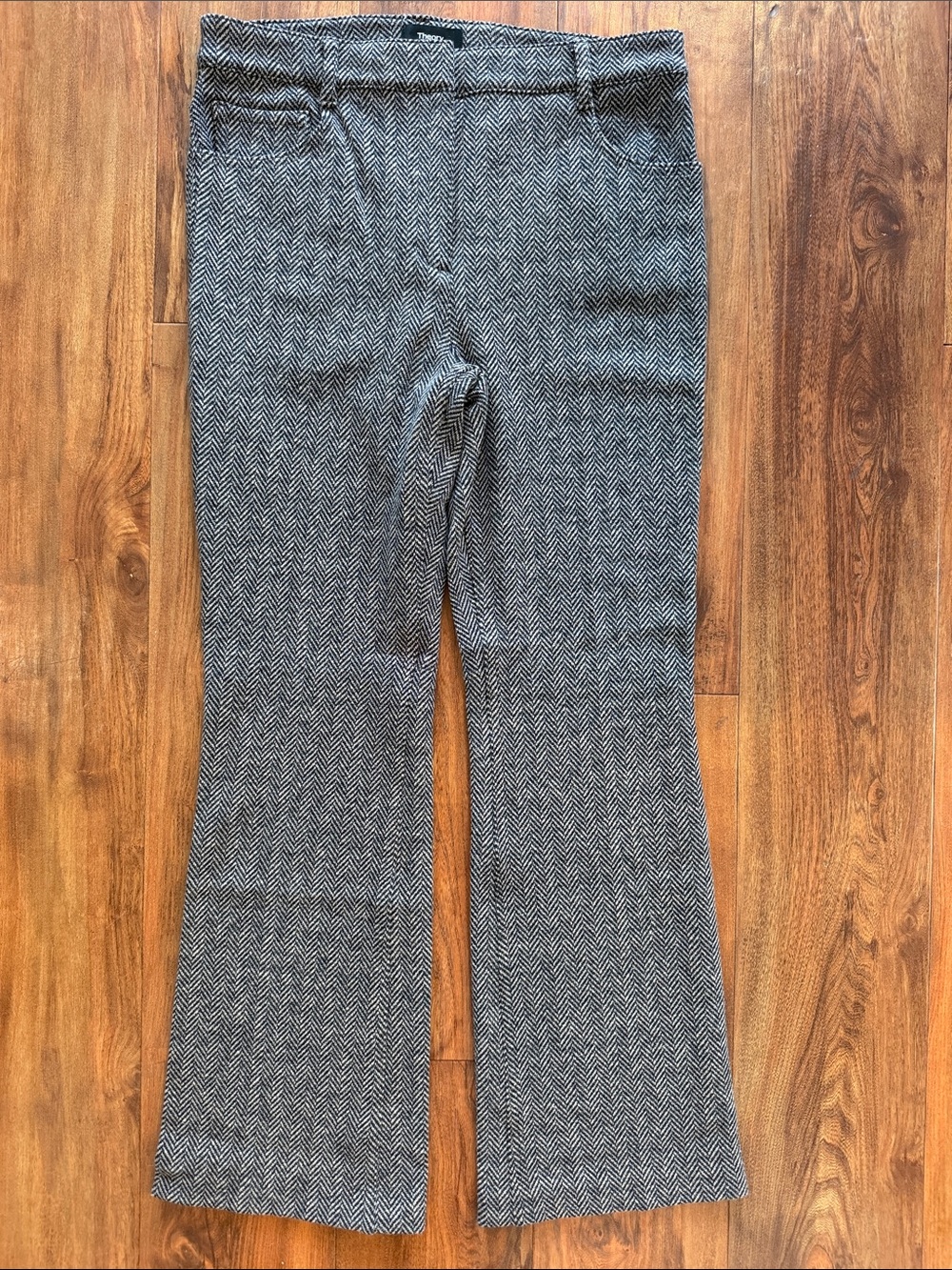 Theory wool pattern pants